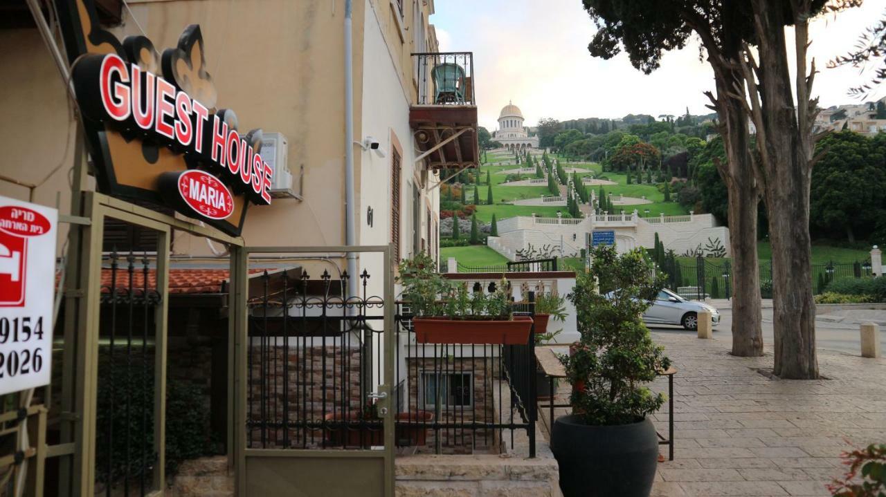 Santa maria Zimmer Bahai Gardens Haifa Exterior foto